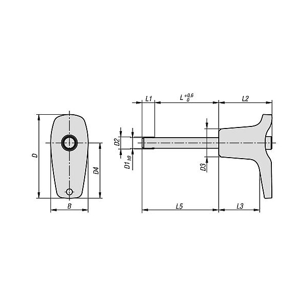 Ball Lock Pin, Cast Zinc Handle